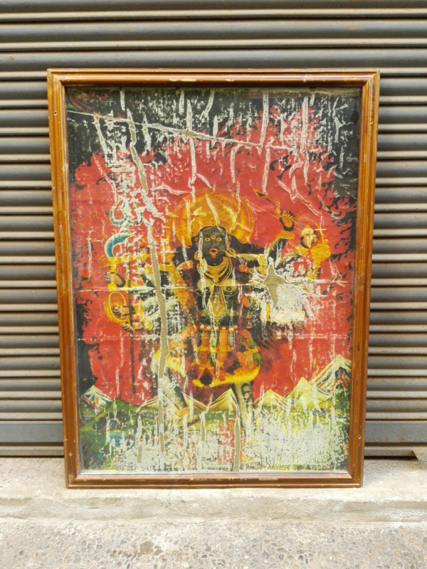 cuadro dioses asia india reproduccion madera 117_5x87x3 1u